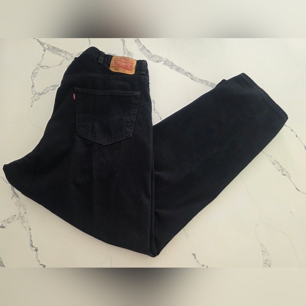 Levi's 550 Men's Black Denim Jeans W44 L34